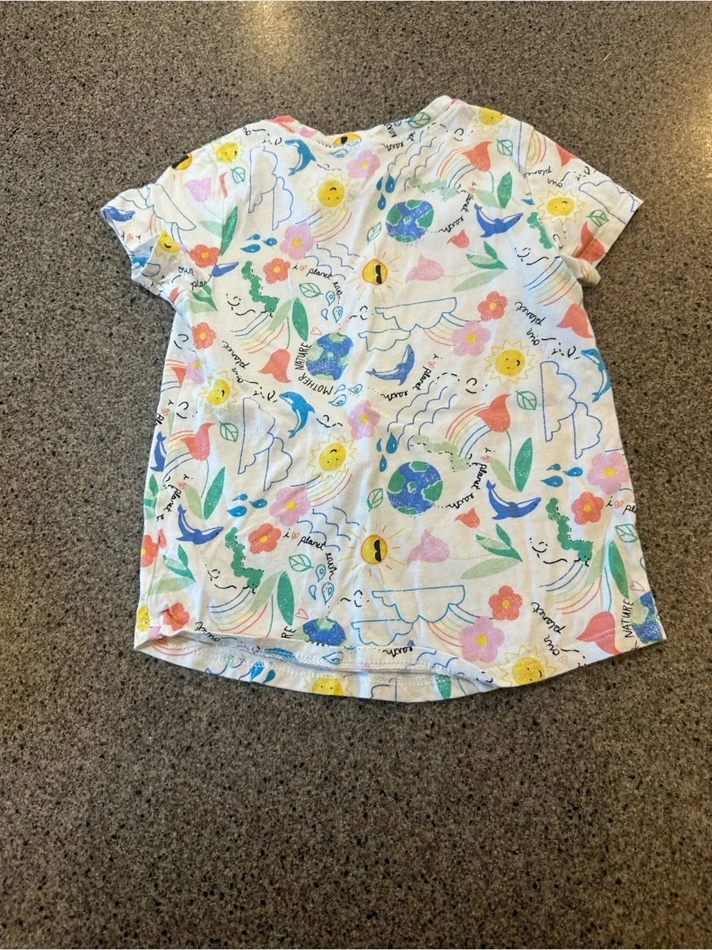 Girls' Multi-Color Graphic Short Sleeve Tee
